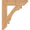 Ekena Millwork Merced Slat Smooth Bracket, Western Red Cedar, 5 1/2"W x 28"D x 32"H BKT06X28X32MRC06SWR - alternate 2